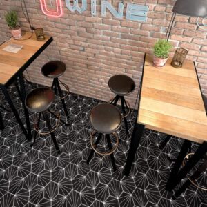 ALESSIA LINE Black Natural 15x17,3