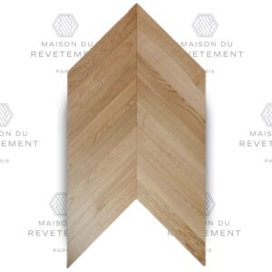 Contrecollé Chêne Point de Hongrie ATLANTA Naturel 14x92x520 Verni Choix ABC