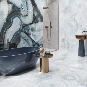 TELE DI MARMO PRECIOUS CRYSTAL AZURE Silktech R10 60x120 - EMILGROUP ©