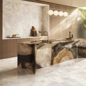 TELE DI MARMO PRECIOUS CRYSTAL AMBRA Silktech R10 60x120 - EMILGROUP ©