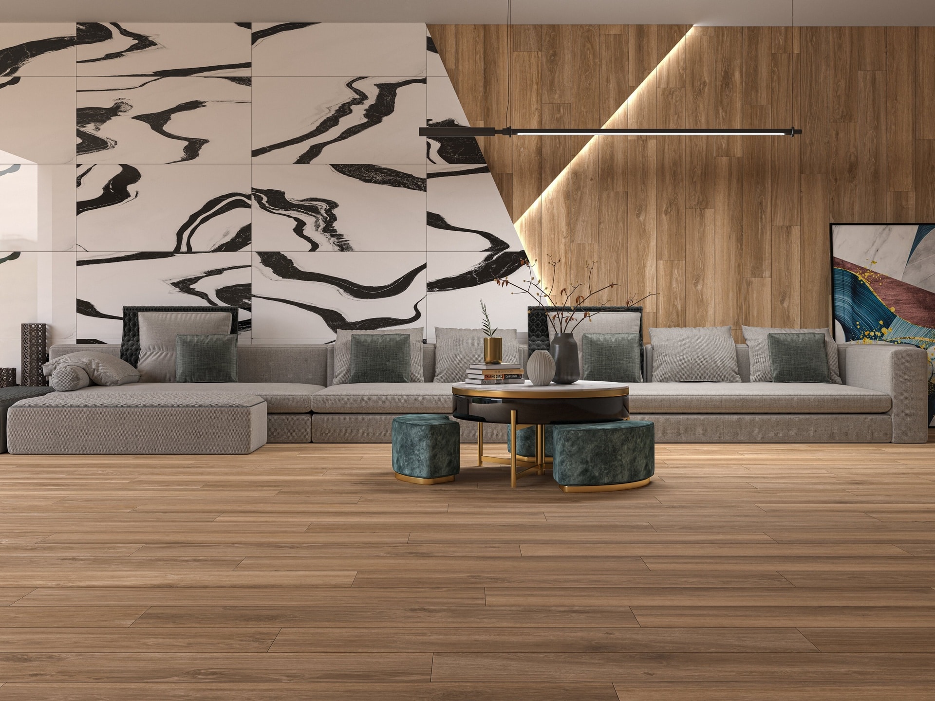 WOOD WALNUT Natural 20×120