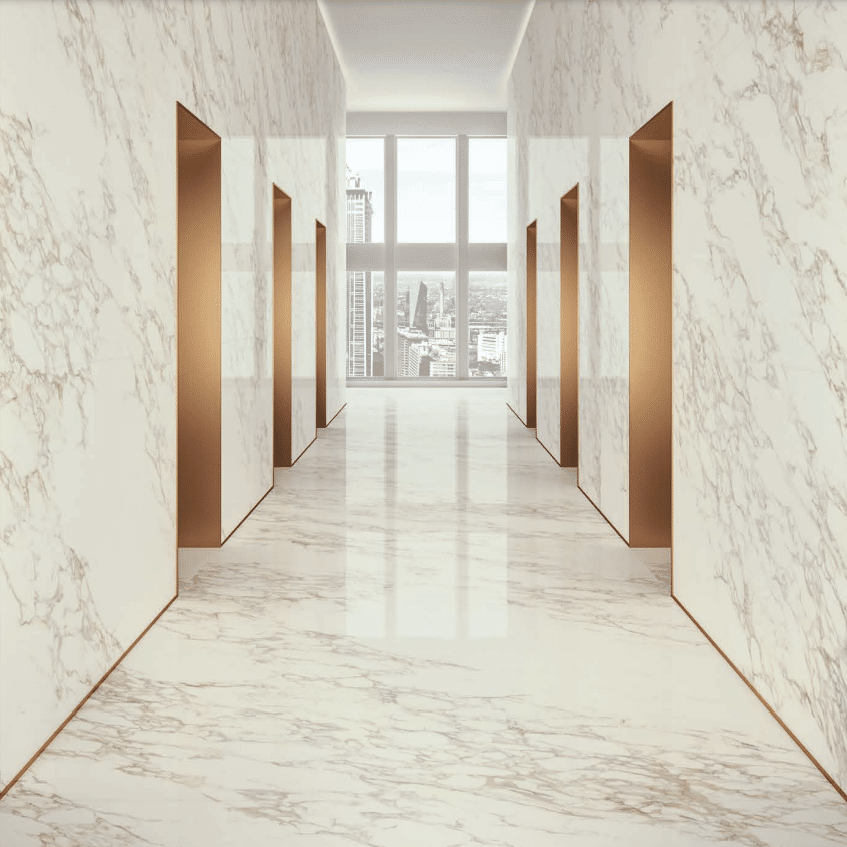 MARBLE EXPERIENCE CALACATTA GOLD Poli 60×120 – Italgraniti ©