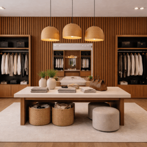 Panneau Tasseau Acoustique Effet Bois BÉLOMBRA NOYER 52x270x2,1cm