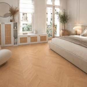 Contrecollé Chêne Point de Hongrie ATLANTA Naturel 14x92x520 Verni Choix ABC