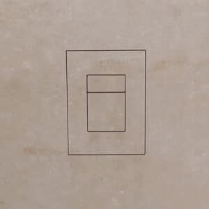 Plaque de Déclenchement à Carreler GROHE 18,0x13,9x9,0cm