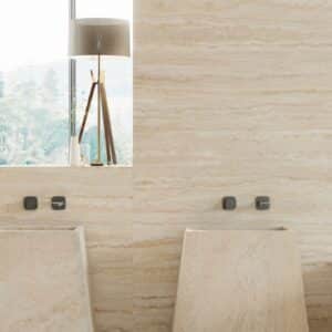 UNIQUE TRAVERTINE VEIN CUT CREAM Naturale R10 60x120 - Provenza ©