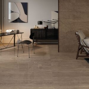 UNIQUE TRAVERTINE VEIN CUT CHOCOLATE Naturale R10 30x60 - Provenza ©