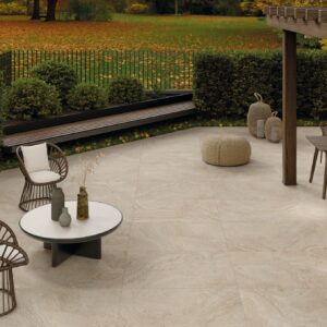 UNIQUE TRAVERTINE MINIMAL CREAM Naturale R10 60x120 - Provenza ©