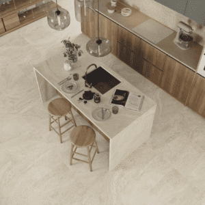 UNIQUE TRAVERTINE MINIMAL CREAM Naturale R10 30x60 - Provenza ©