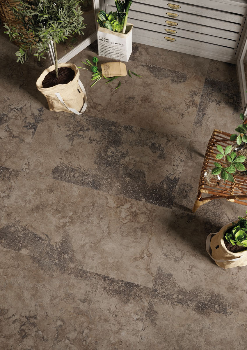 UNIQUE TRAVERTINE ANCIENT CHOCOLATE Naturale R10 60×120 – EMILGROUP ©