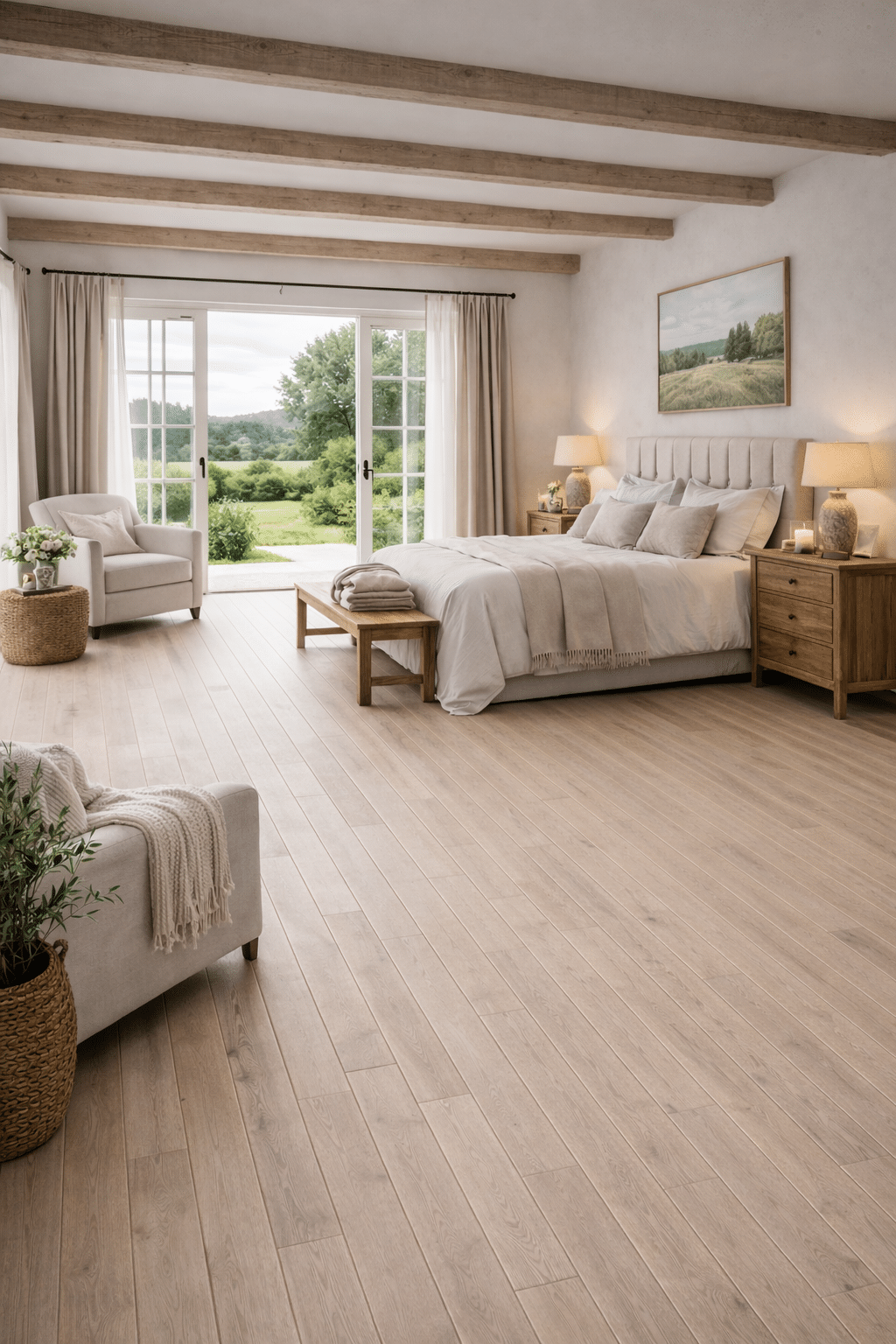 HÉRITAGE MARFIL Epaisseur 16x90x400-2200 Verni Brossé Choix Rustic A