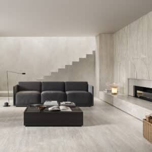I TRAVERTINI Grigio Vein Cut RealUp + StrideUp 30x60 - Italgraniti ©